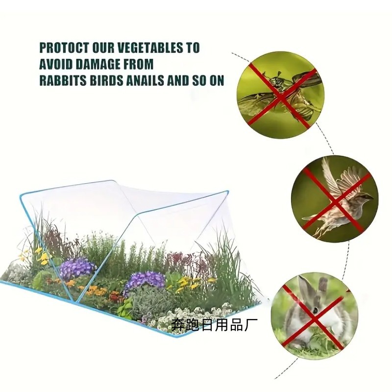 植物防虫保护罩防虫防鸟袋蔬菜多肉透气补光白纱网套园艺工具批发