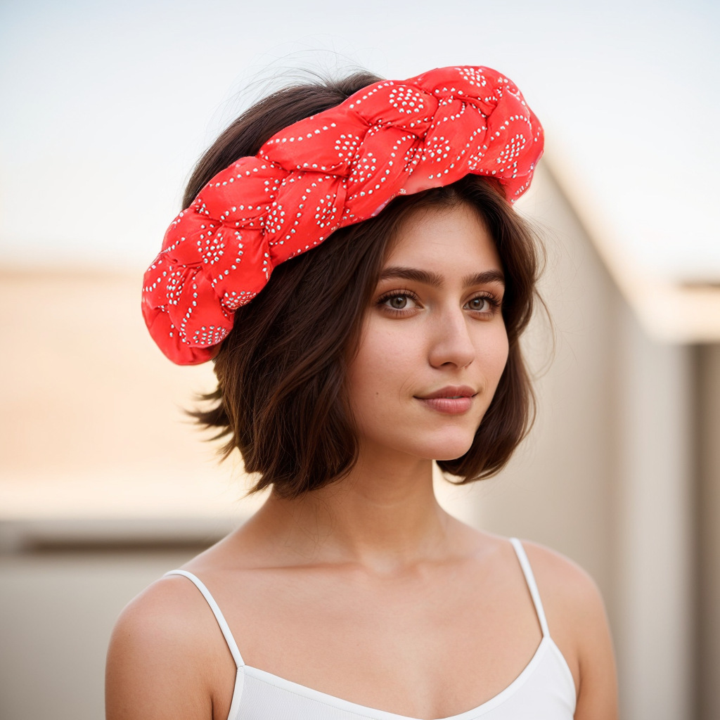 Cappello musulmano Color Ding fascia per capelli multicolore hot drill nuova treccia per capelli fascia per capelli_voghion.com