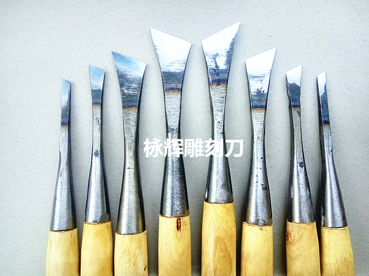 东阳斜口雕刻刀/手工木雕刀工具/木工刻刀　凿刀　打坯斜刀磨好