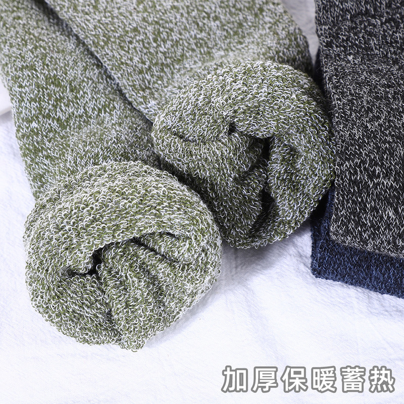 男女士袜子冬季加绒加厚蓄热保暖毛巾袜中筒毛圈袜地板袜户外登山|undefined