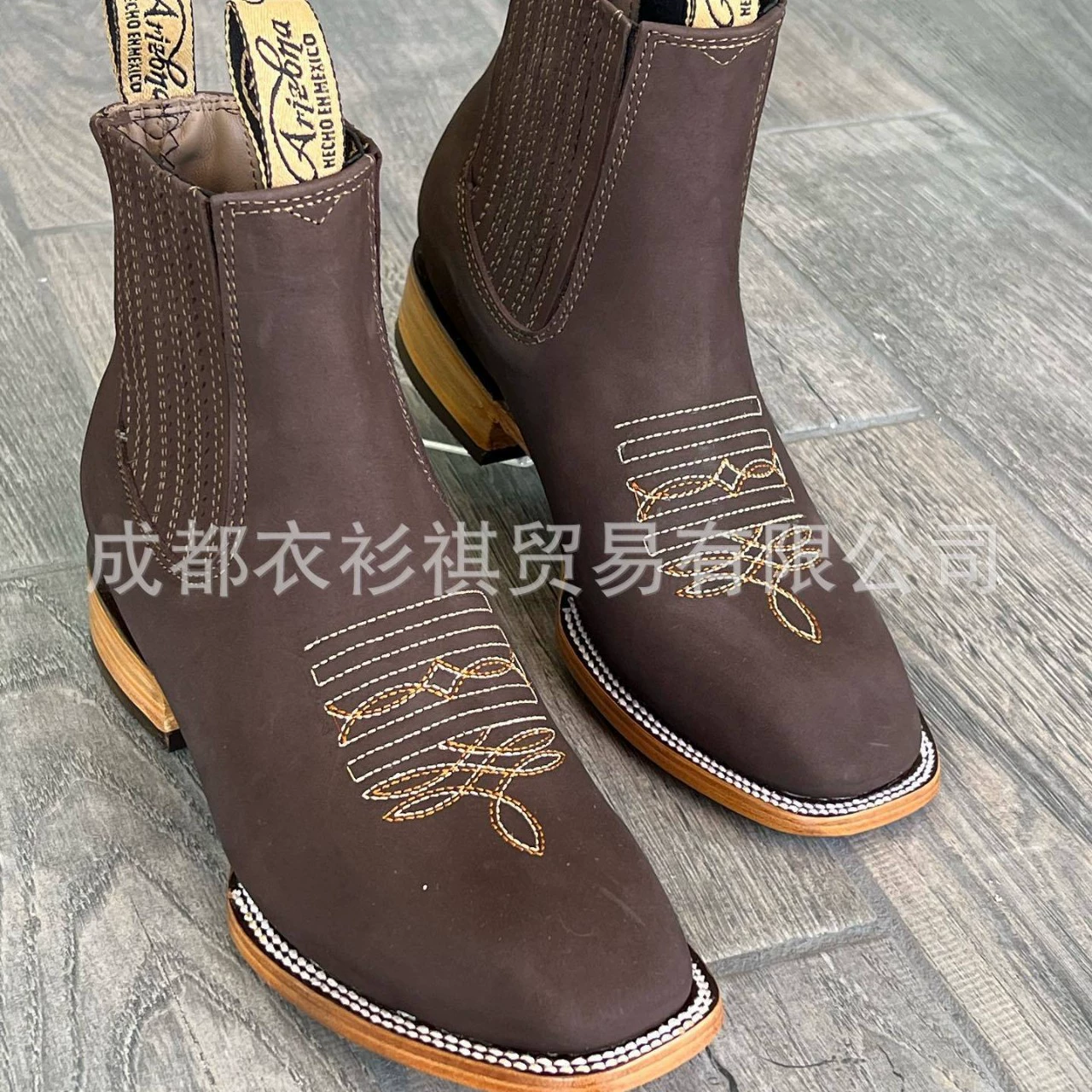 Трансграничная вышивка ножки челси сапоги мужчины Мартин сапоги внешняя торговля педали осень-зима новый