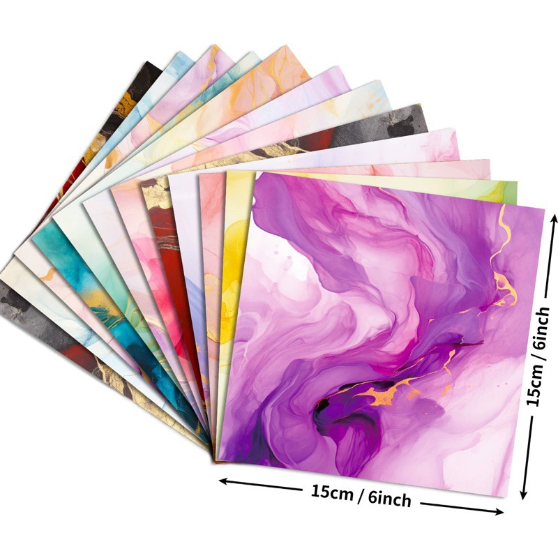 Трансграничный 12 листов/упак. Розовое золото Материал Бумага ins День Святого Валентина резка и вставка журнал DIY Подарочный упаковочный материал бумага