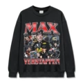 Black crew neck sweatshirt