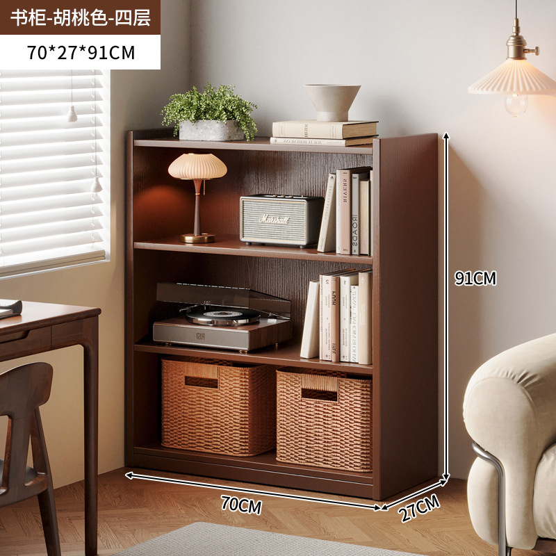 Estante de libros estante de piso contra la pared gabinete integrado gabinete pequeño lado gabinete de almacenamiento gabinete estrecho de almacenamiento gabinete de exhibición