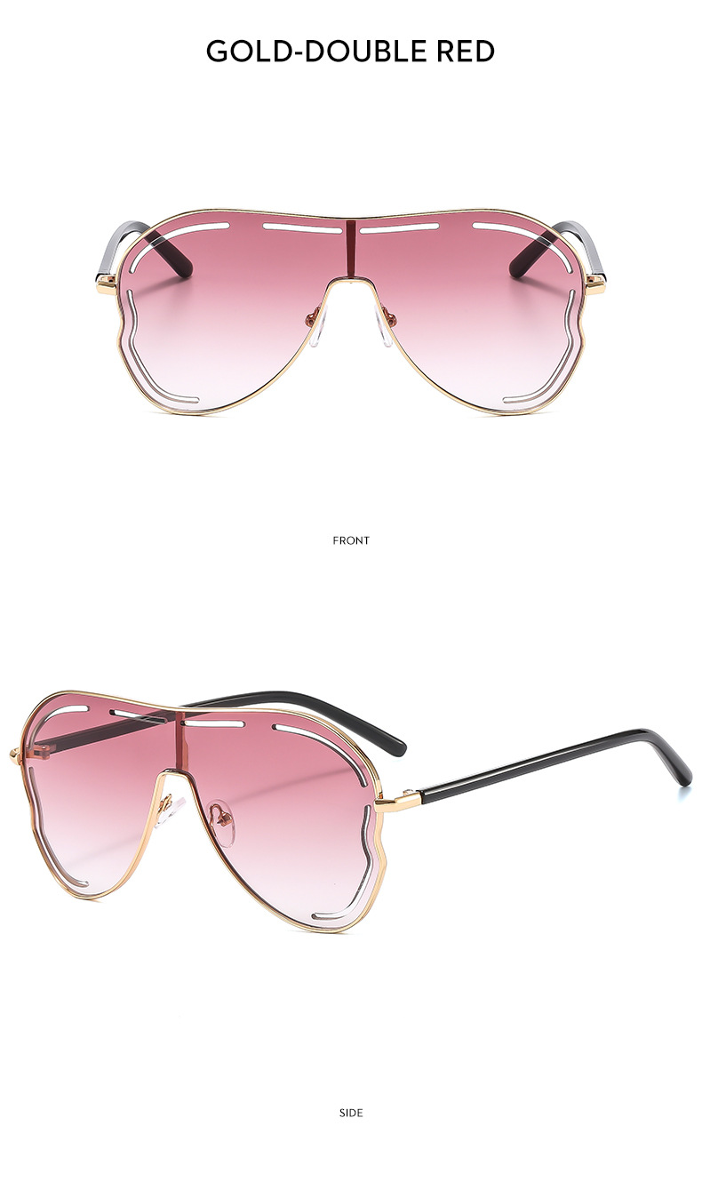 54g Weight Full Frame Glasses Structure Sunglasses Classification PC, UV400 Protection Lens Material toad glasses Glasses Style Outdoor, Travel Occasion Gradient Color Pattern All Seasons Season Unisex Gender Streetwear Style Streetwear Gradient Color PC UV400 Protection Toad Glasses Full Frame Women's Sunglasses 16