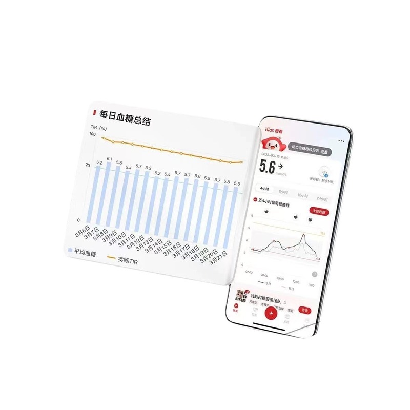 三諾愛は動態血糖計の血糖家庭用指を刺しません。24時間持続的にセンサーのプローブを監視します。|undefined