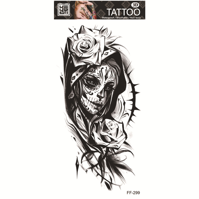 Tatuajes Temporales Impermeables de Papel de Transferencia al Agua para Cuerpo Entero image 105