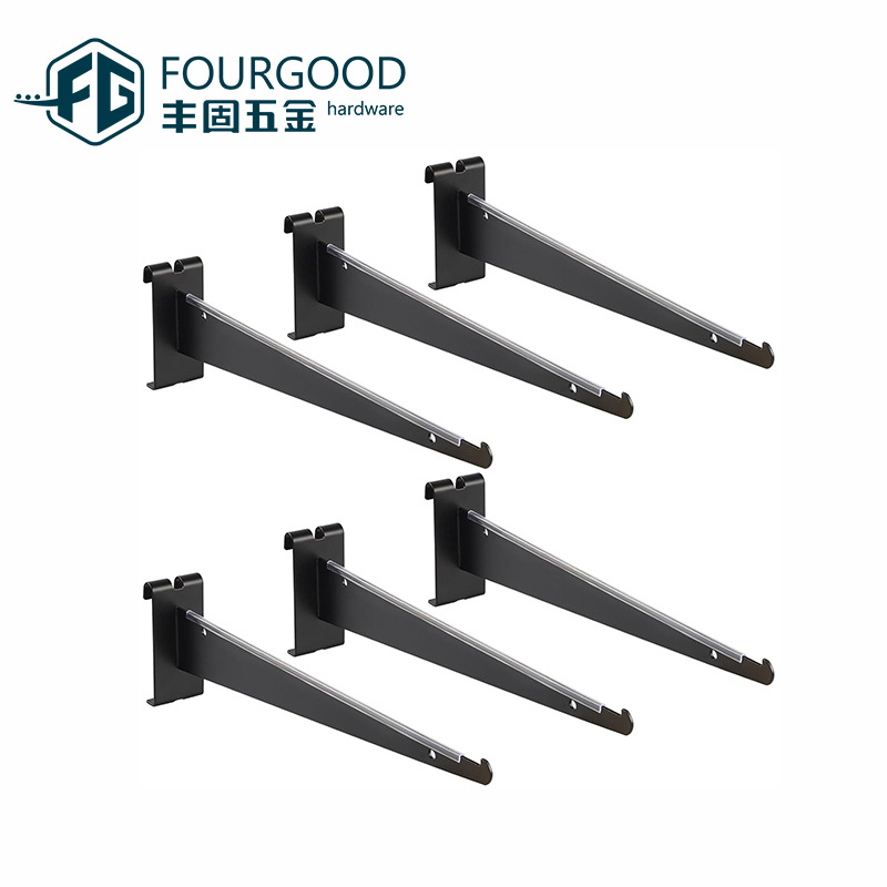 Card Net iron shelf Shelf shelf support store shelf bracket shelf black grid metal display accessories hook