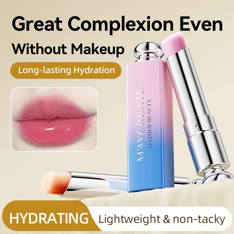 Бальзам для губ с эффектом изменения цвета и полной инструкцией на английском языке для трансграничной торговли