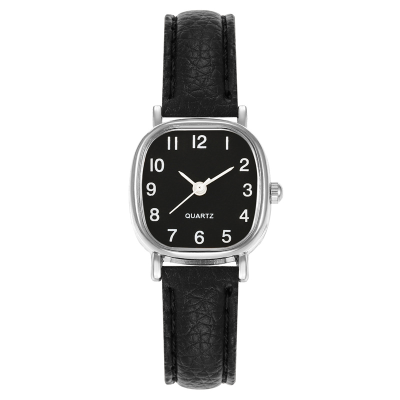 Cross-border Square Watches Manufacturer Simple Personality Retro Student Ladies Quartz Leather Strap Women's Watches Women's Wholesale