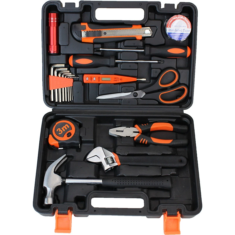 Hardware Toolbox Set, Multi-Piece Home Repair Kit, Portable Case, 9–157 pcs