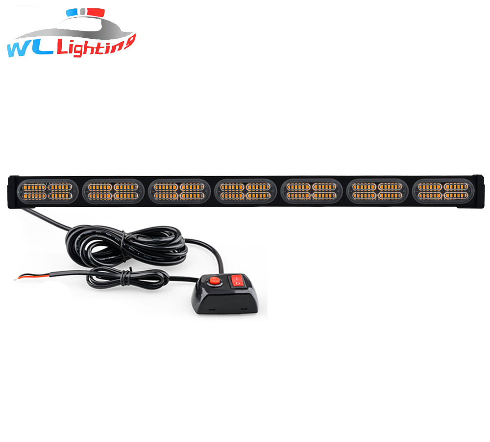 亚马逊热卖款  168LED长条爆闪灯 长杠灯 棍子灯 7节中网警示灯