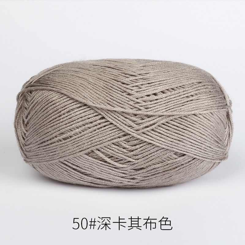 50 다크카키 컬러*32S*라이트 러쉬*6*코튼 클리어