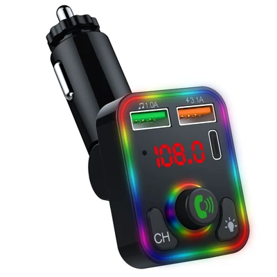 2.4A car Bluetooth hands-free AUX – FM Modulyator