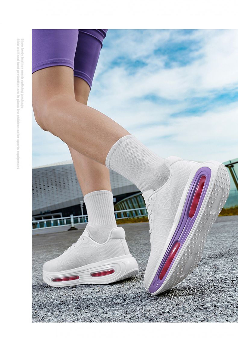 Breathable Men's Running Trainers With Suede And Rubber Sole_voghion.com