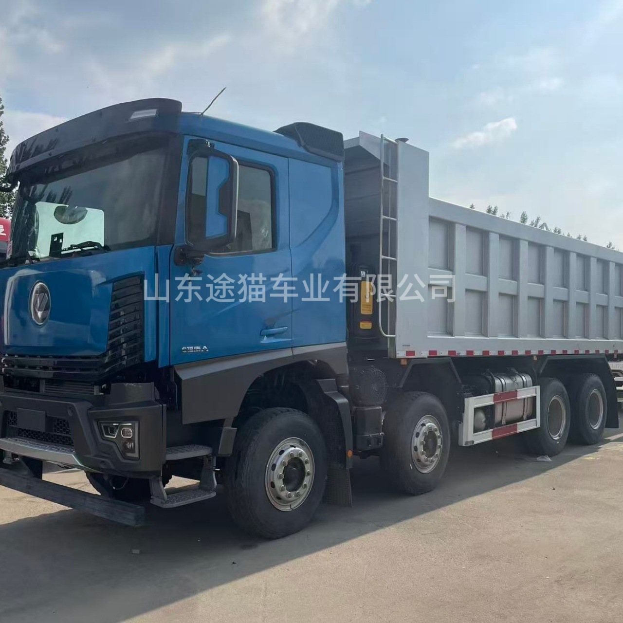 Foton Auman Galaxy 8X4 Front Four-Wheel Drive Rear Eight-Wheel Dump Truck for Mining, Soil, Gravel, and Sand Transport with Rear Dumping