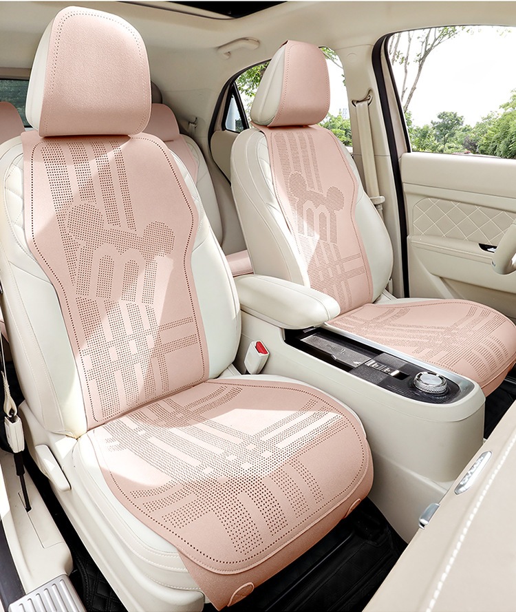2026 new suede material saddle cushion car seat cushion all-season small waist seat cushion MA9