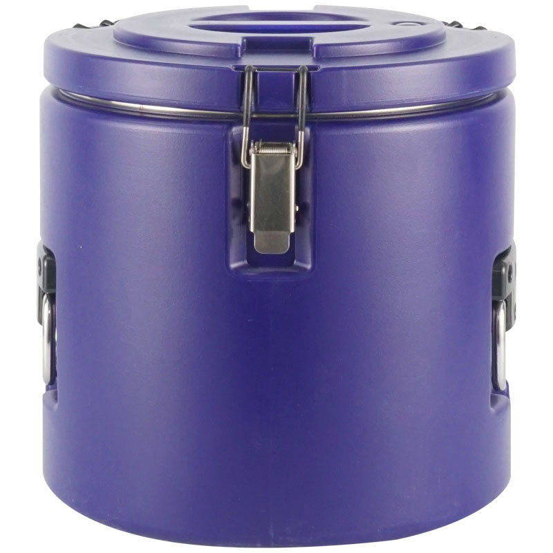 Cubo aislado de acero inoxidable 304 Cubo de arroz aislado comercial de gran capacidad estadounidense Cubo de sopa de comida escolar Cubo de verduras Cubo de transporte