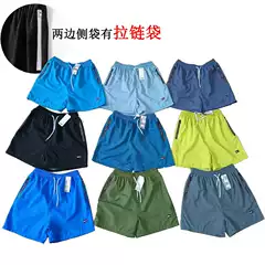 Summer Youth Fitness Stall Beach Surfing Quick-drying Triple Pants Sports Shorts European and American Beach Pants Men