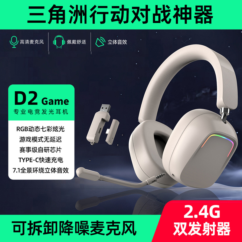 E-sports gaming Bluetooth headset, over-ear, wireless 2.4G, no latency, Delta magic headset for mobile phones and computers E-sports gaming Bluetooth headset, over-ear, wireless 2.4G, no latency, Delta magic headset for mobile phones and computers