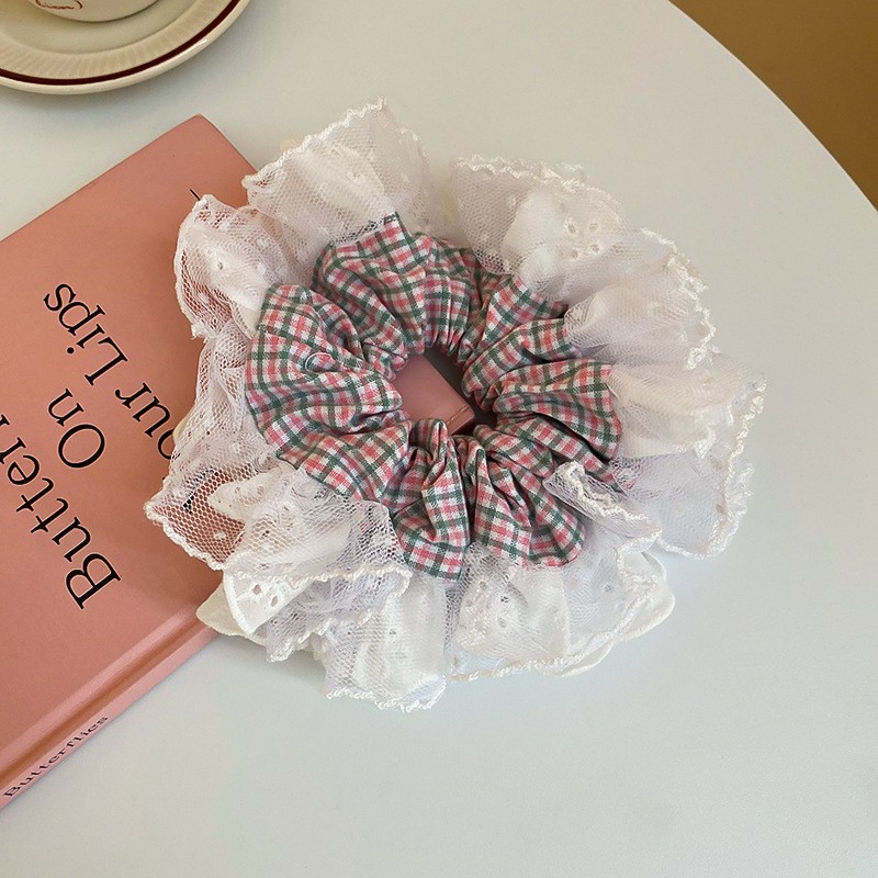 28 # Anillo para el cabello-Rosa-Verde