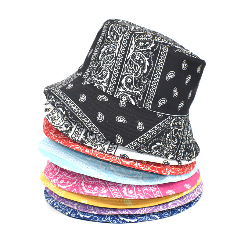 Unisex Einfacher Stil Cashewnüsse Flache Traufen Bucket Hat display picture 1