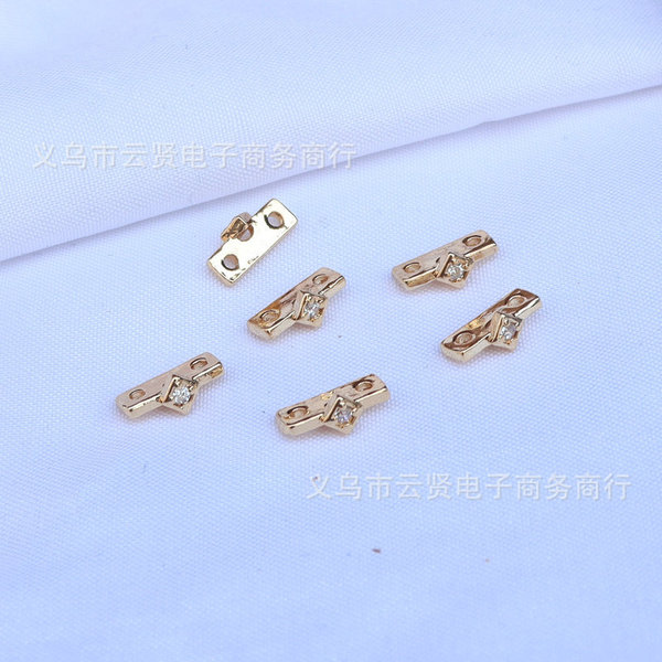 Copper beads with zircon pearl