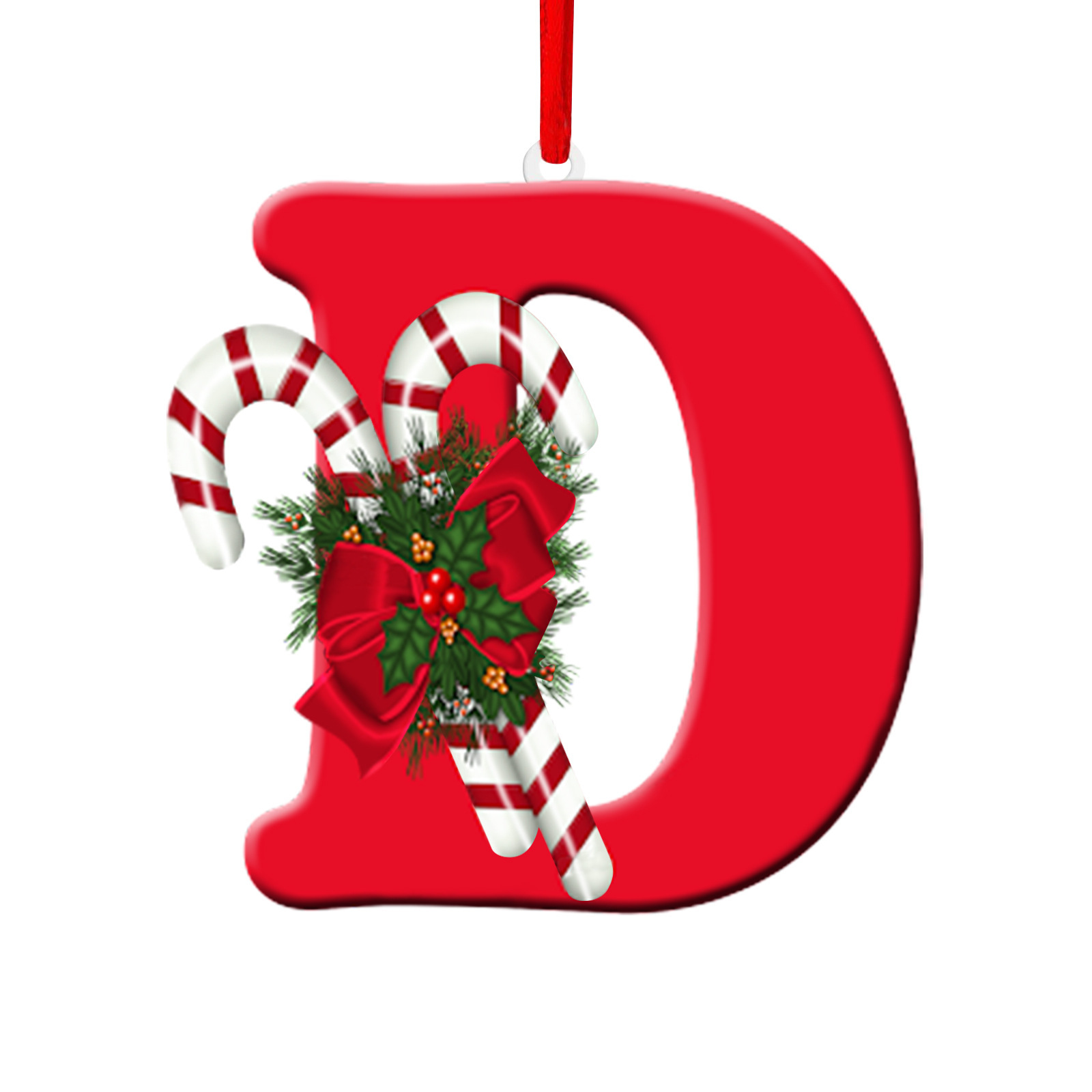 Nuevo alfabeto inglés creativo transfronterizo acrílico plano árbol de Navidad decorativo regalo de decoración de fiesta image 9