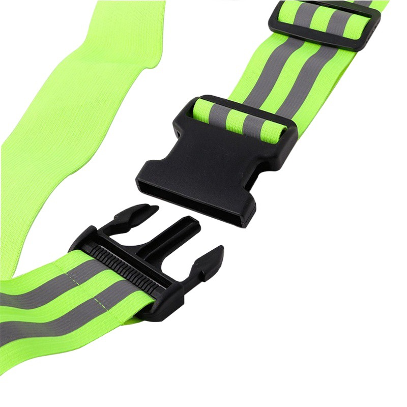 Amazon noche cinturón reflectante correa de hombro gancho ajustable noche corriendo elástico montar hebilla correa de brazo correa de pierna