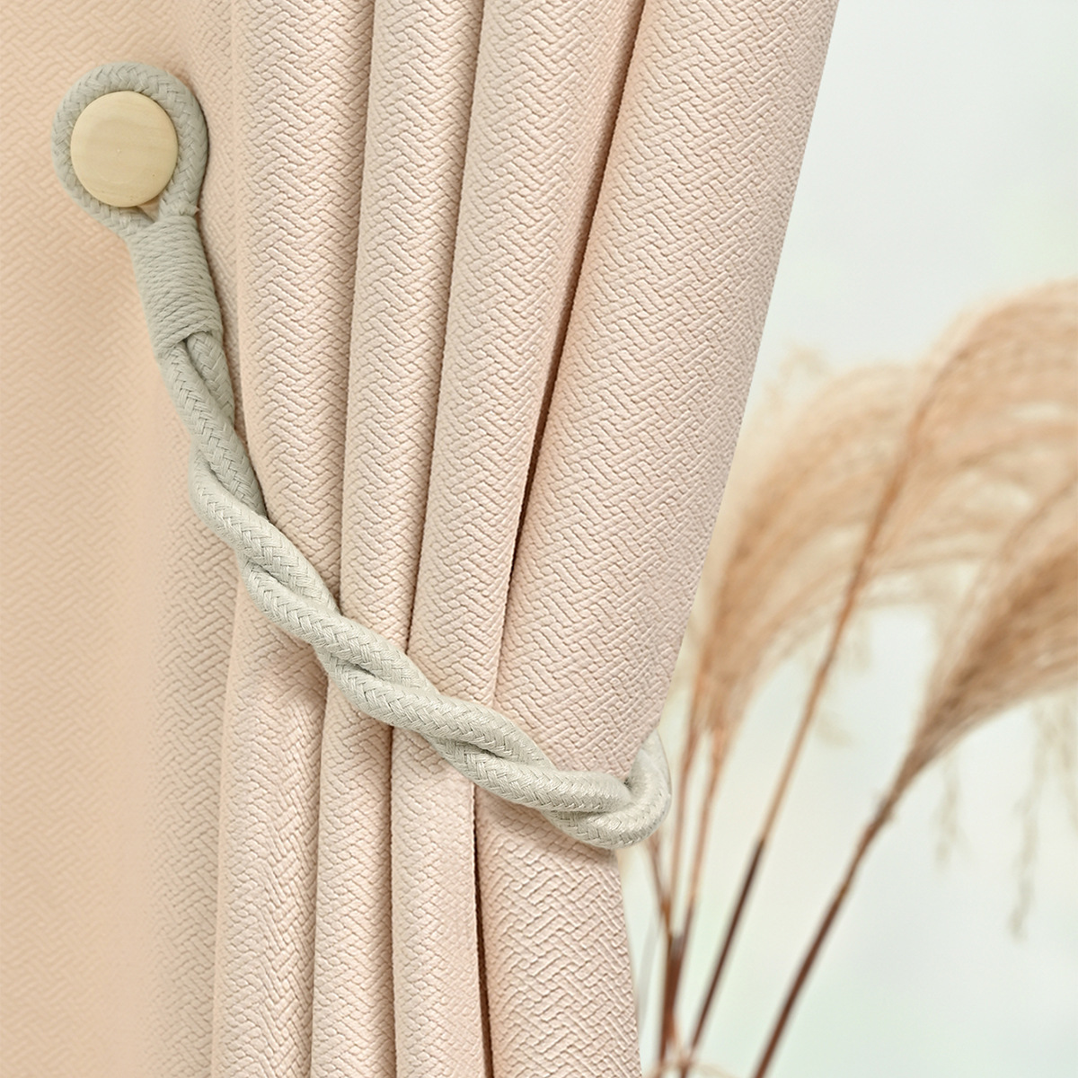 Transfronteriza al por mayor correa de cortinas hebilla magnética correa de cortinas accesorios de cortinas correa general TEMU agente