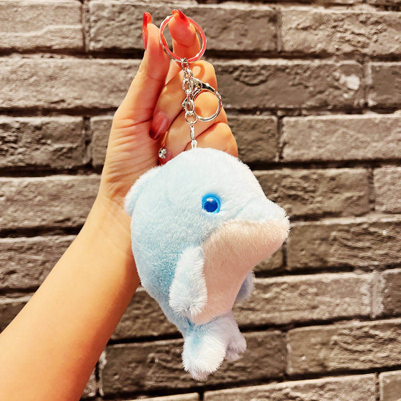 Llavero de muñeco de dinosaurio de peluche, colgante decorativo para mochila o regalo creativo