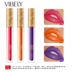 VIBELY Foreign Trade Non-Stick, Matte Lip Gloss – 15 Vibrant Colors for Long-Lasting, Smudge-Free Liquid Lipstick with Pearl-Like Shimmer and Glittery Finish
