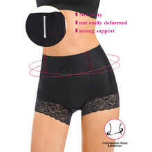 B 37281 Lace Trim Mid-waist Shaper Panty ��˿�����������¿�