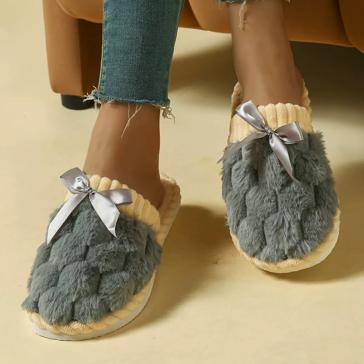 厂家直销室内室外拖鞋保暖防滑爱心图案舒适柔软加厚底批发定制