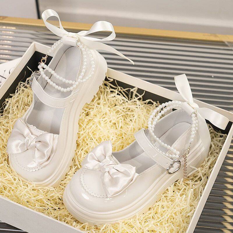 31 32 33 extra small size Mary Jane small leather shoes students spring and autumn princess shoes thick bottom sweet wind women's shoes tide size 34