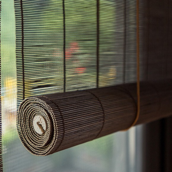 Commercial Chamber Bamboo Curtain Roller Curtain Home Balcony Bamboo Curtain Tea Room Partition Bamboo Roller Curtain Hotel Homestay Restaurant Sunshade Bamboo Curtain