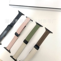 細款磁吸蘋果手錶帶適用applewatchs9新款iwatch678se智能通用
