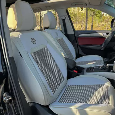 Universal seat cover — net red full surround cushion - twilight-cloud-grey-standard-edition-five-seat-universal-cushion