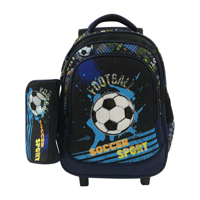 Mochila escolar con barra de tracción para estudiantes de primaria, fábrica de origen de comercio exterior, niños y niñas, reducción de la carga, mochila coreana, mochila impermeable al por mayor