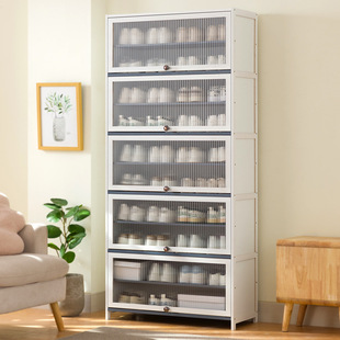Simple shoe cabinet home door storage space-saving indoor beautiful multi-layer dustproof large capacity shoe rack dormitory