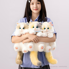 Douyinと同じかわいい小さなラグドール猫バックパックシミュレーションバッグ人形ぬいぐるみ誕生日ギフト