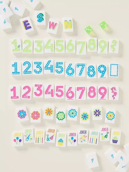 American Mahjong The Celebration Line Mahjong Tiles