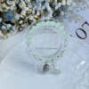 Green pop -up leaves beaded bracelet#SZ454