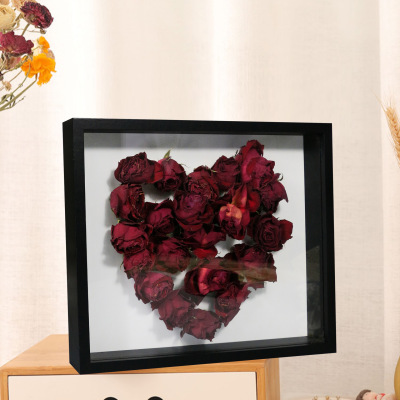 finished product Hollow Photo frame Dried flowers three-dimensional specimen graduation gift desktop Swing sets A4 Wall Spend eternity Decorative painting