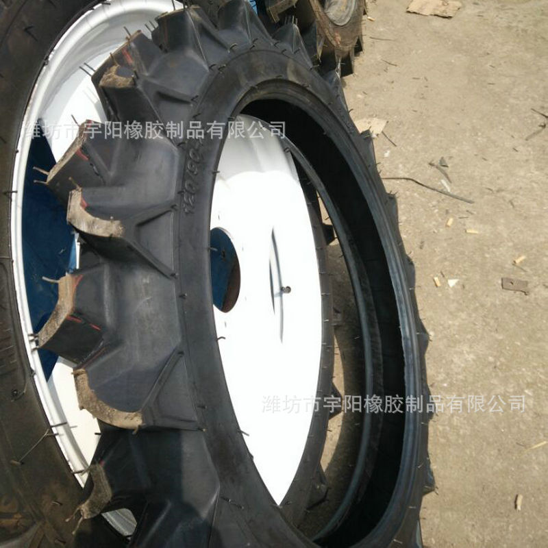 120/90-26 打药机 采棉机轮胎 斜交农用轮胎 可配钢圈