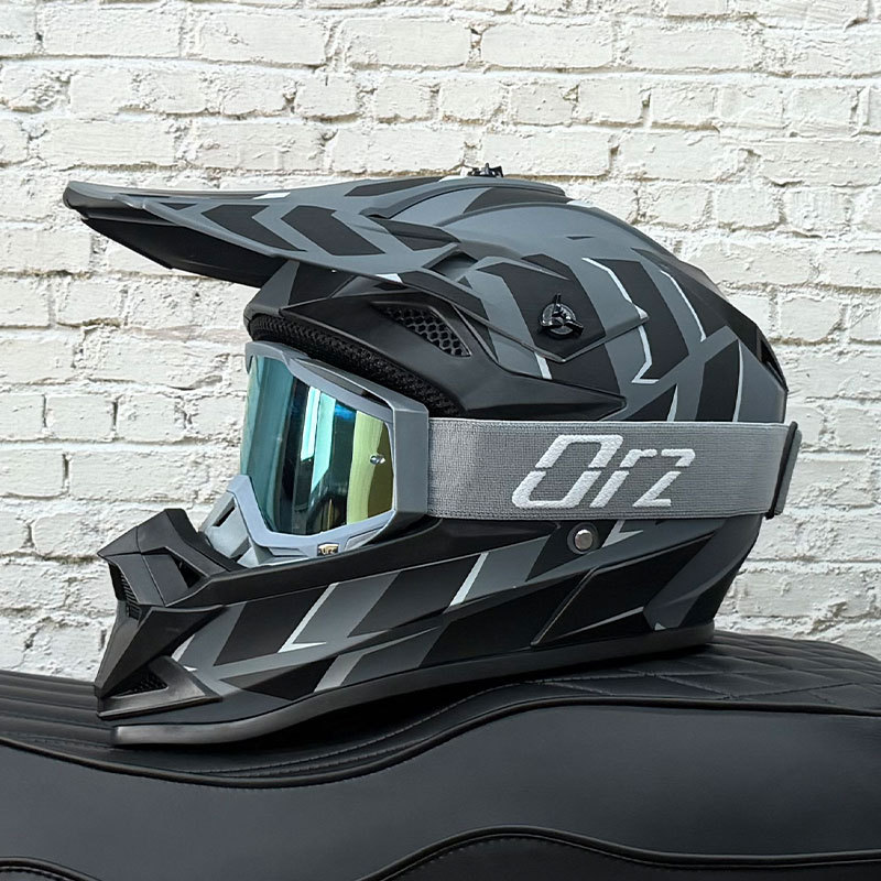Orz Bicicleta de montaña Bicicleta Casco completo Casco de ciclismo Locomotora de carretera forestal todoterreno Niños Hombres y mujeres DH Reduce Light Bee AM