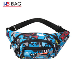 戶外休閒腰包韓版牛津布防潑水超市收銀包街頭潮流斜挎腰包批發