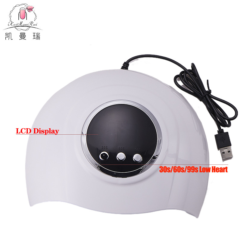 Luz de manicuras 72W inteligente de inducción de manicuras tienda de manicuras especial luz UVLED doble fuente de luz máquina de fototerapia Amazon