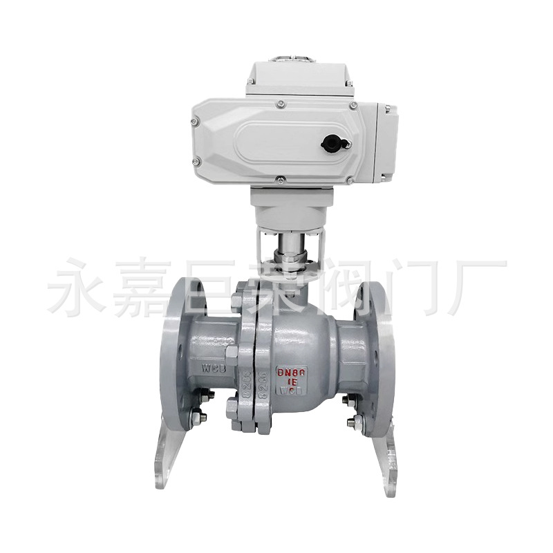 Q941H-16C DN20电动硬密封法兰球阀 铸钢不锈钢耐磨球 阀