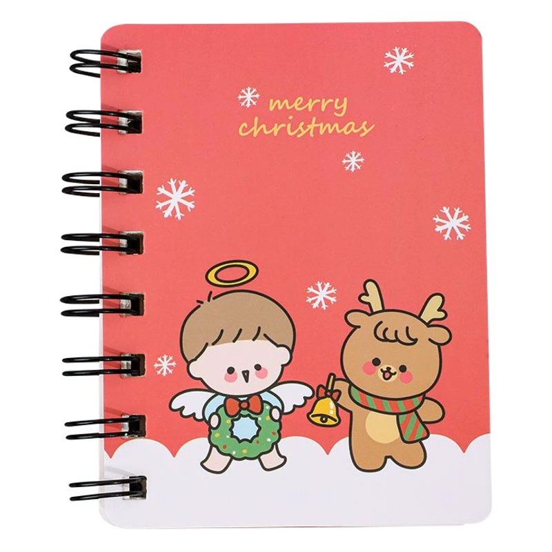 Hangsu Christmas Coil Book Студенческий мини-портативный Рождественский подарок Карманный блокнот